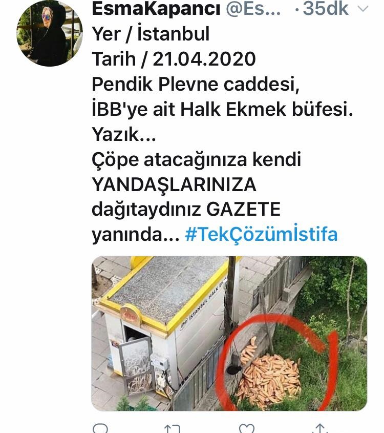 İstanbul Büyükşehir Belediyesi'ne ekmek tepkisi!
