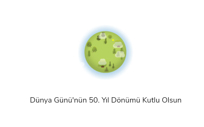 Google'da Dünya Günü için özel doodle