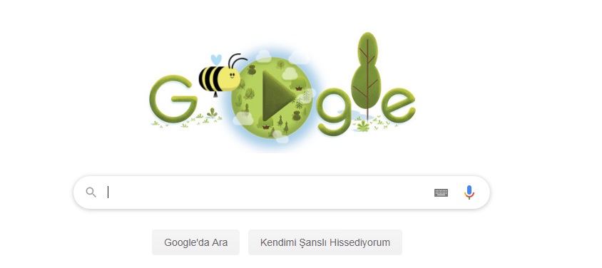 Google'da Dünya Günü için özel doodle
