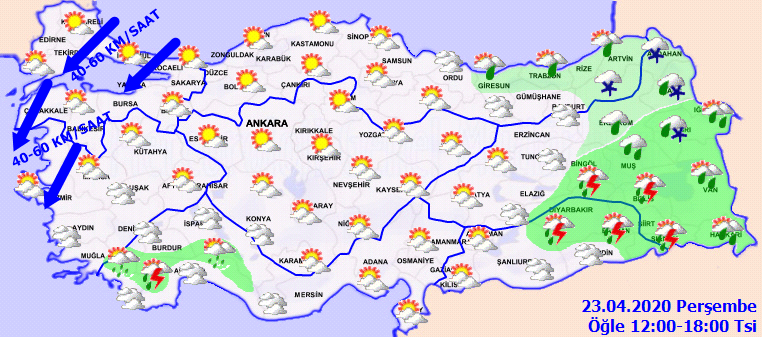 Meteoroloji o bölgeler için kuvvetli yağış uyarısı yaptı