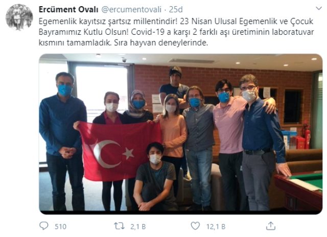 Prof. Dr. Ercüment Ovalı koronavirüsün etkisiz hale geldiği anları paylaştı