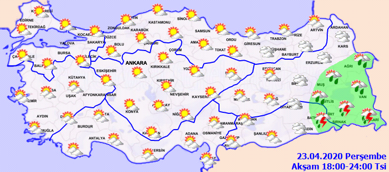 Meteoroloji o bölgeler için kuvvetli yağış uyarısı yaptı