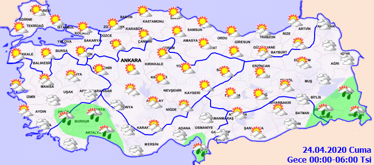 Meteoroloji o bölgeler için kuvvetli yağış uyarısı yaptı