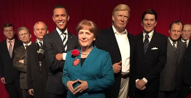 Dünyaca ünlülerin heykelleri ile 'Evde kal' mesajı verdi