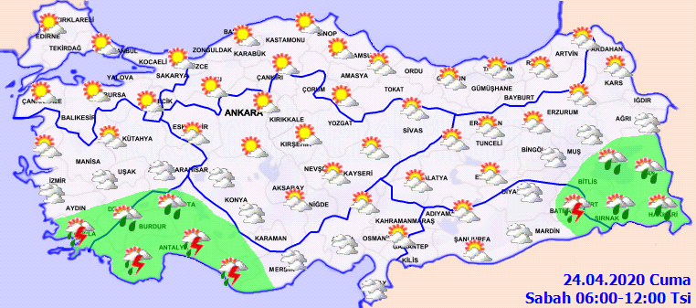 Meteoroloji o iller için kuvvetli sağanak uyarısı yaptı