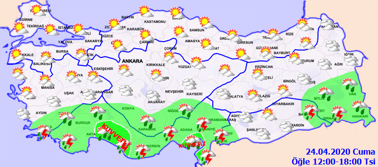 Meteoroloji o iller için kuvvetli sağanak uyarısı yaptı