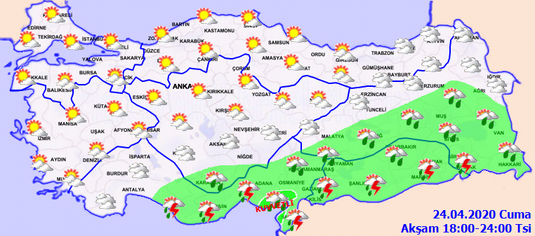 Meteoroloji o iller için kuvvetli sağanak uyarısı yaptı