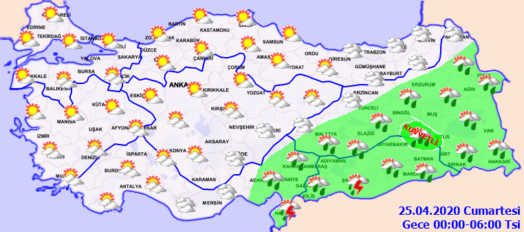 Meteoroloji o iller için kuvvetli sağanak uyarısı yaptı