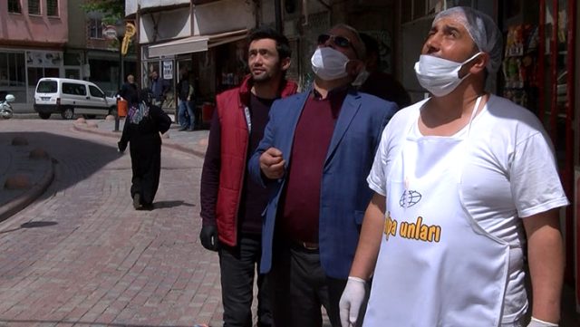 Tokat halkı gökyüzünde gördüğü şekle inanamadı!