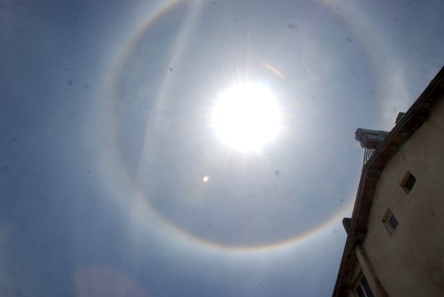 Tokat halkı gökyüzünde gördüğü şekle inanamadı!