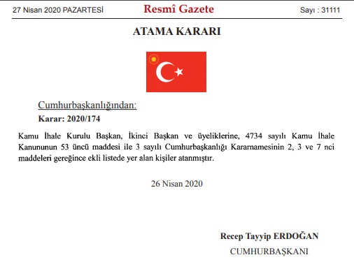 Önemli atama kararları Resmi Gazete'de yayımlandı