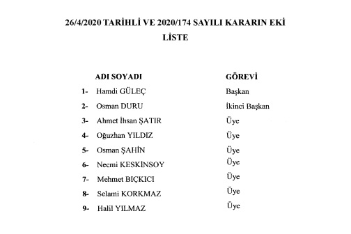 Önemli atama kararları Resmi Gazete'de yayımlandı