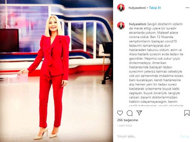 Kanal 7 haber sunucusu Kovid-19'a yakalandı