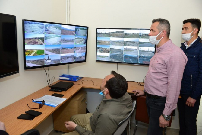 Kaçak hafriyat dökümüne kameralı önlem