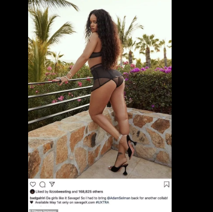 Rihanna'dan iç çamaşırlarıyla nefes kesen olay pozlar