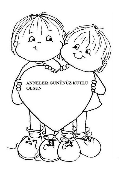Anneler Günü boyama sayfaları