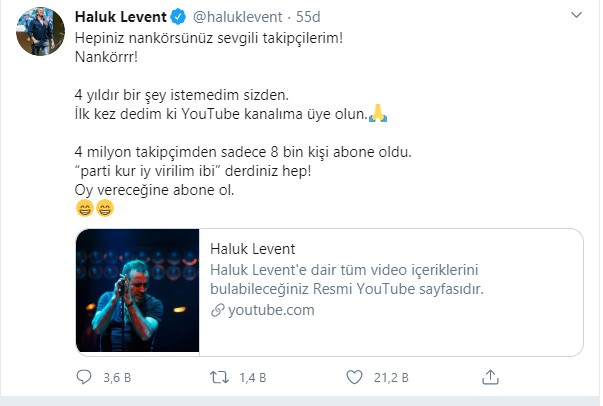 Haluk Levent takipçilerine isyan etti: "Hepiniz nankörsünüz"