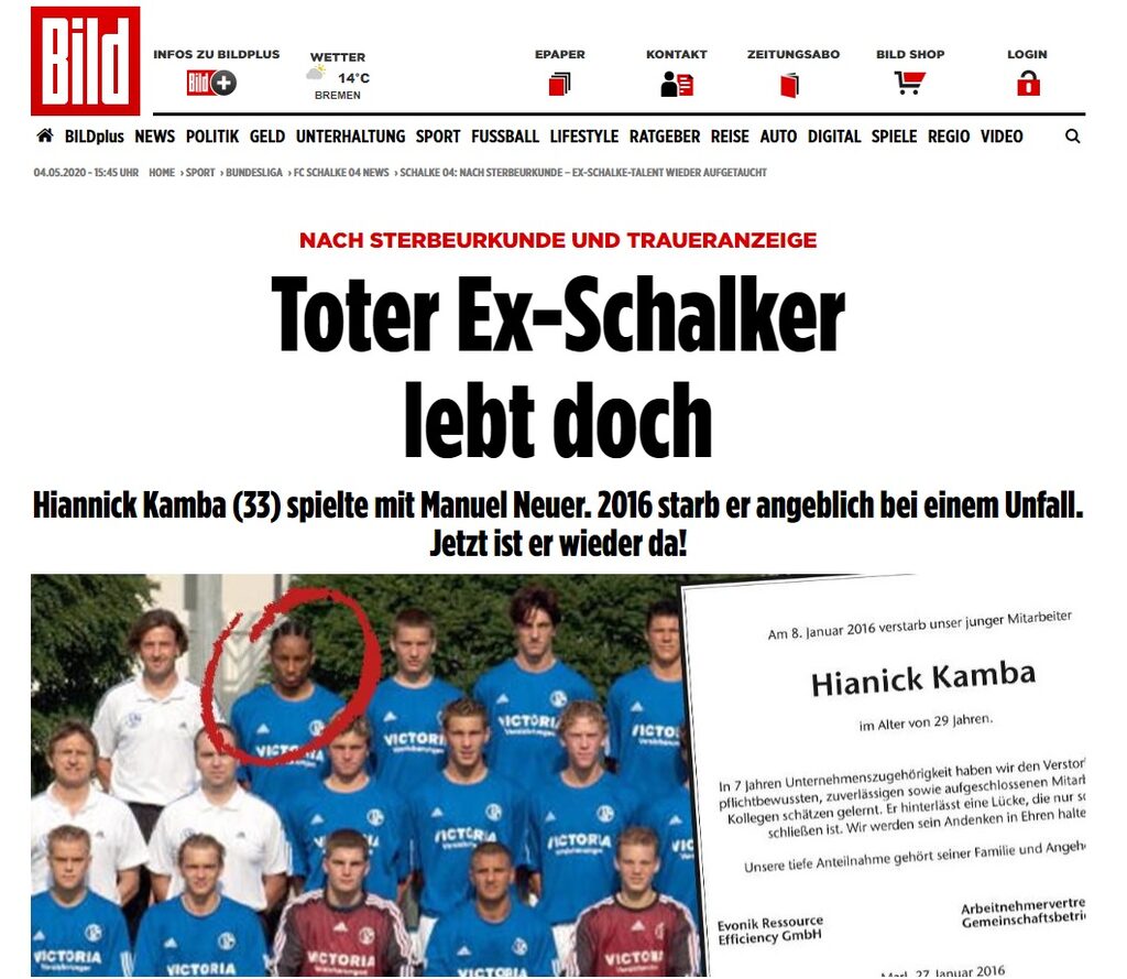 Ünlü futbolcu için öldü denilmişti: Kimya fabrikasında çalışıyormuş!