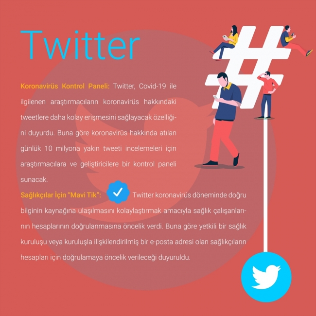 İşte sosyal medya platformlarına gelen korona güncellemeleri