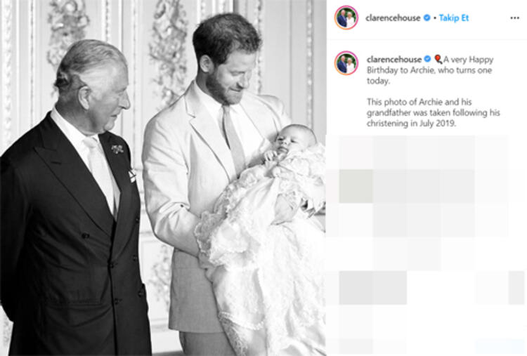 İngiliz Kraliyet ailesinin en küçük üyesi 1 yaşına girdi