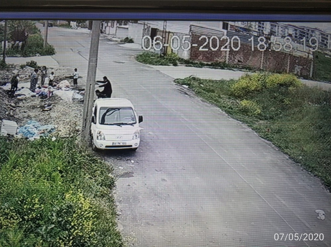 Kameralı takip sistemi kaçak dökümü tespit etti