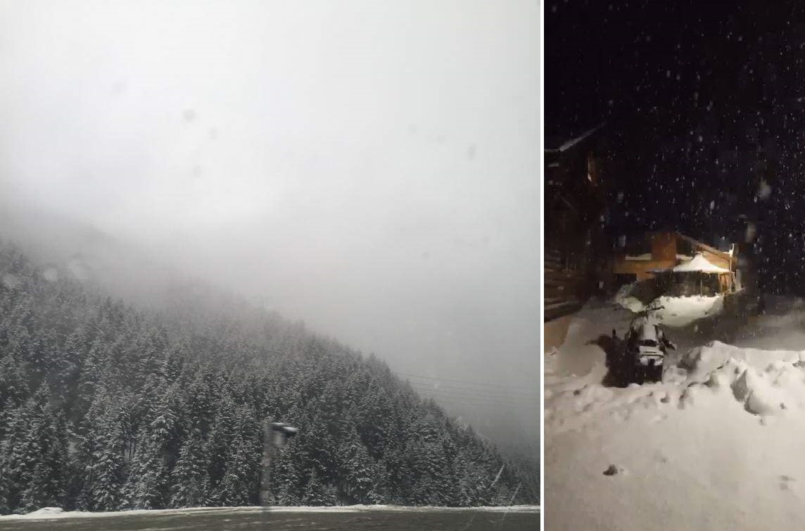 Doğu Karadeni'de Mayıs ayında kar yağışı!