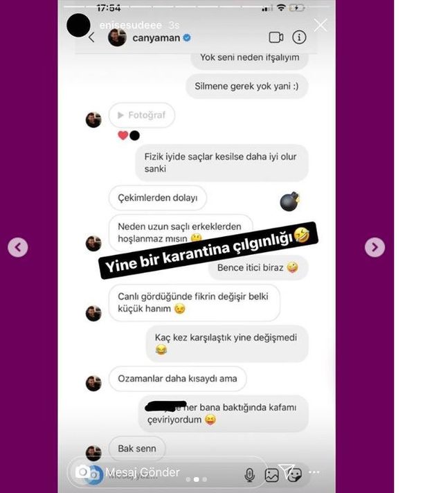 Can Yaman'da ifşalananlar kervanına katıldı! Enise Sude bir bir ifşa etti