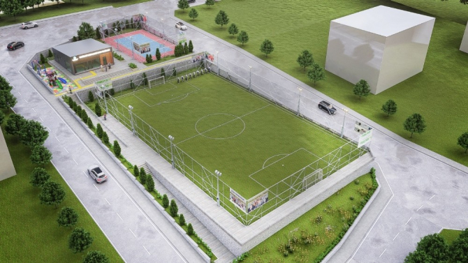 Spor tesisi yatırımları Ortacami Mahallesi ile sürüyor