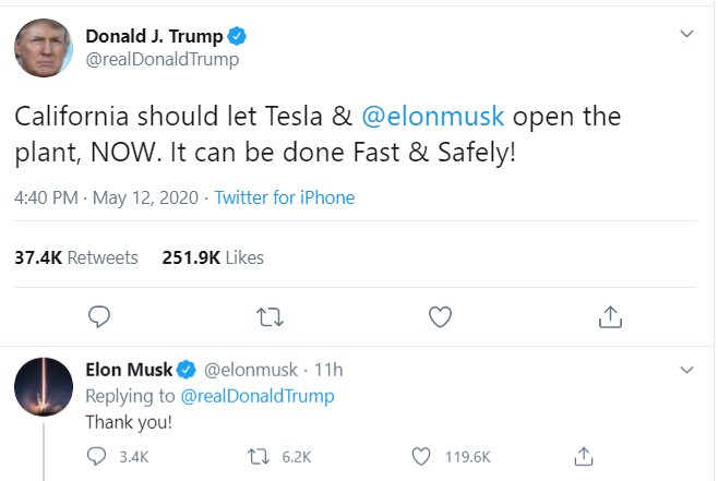 Elon Musk yasağı deldi, Trump destek verdi!