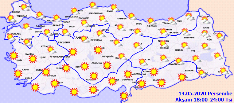 Sıcaklıklar o bölgelerde 3 ila 6 derece artıyor! İşte 14 Mayıs hava durumu raporu