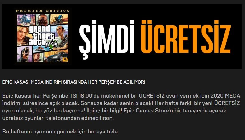 GTA 5 ücretsiz oldu! Epic Games oyunseverlere müjdeyi verdi