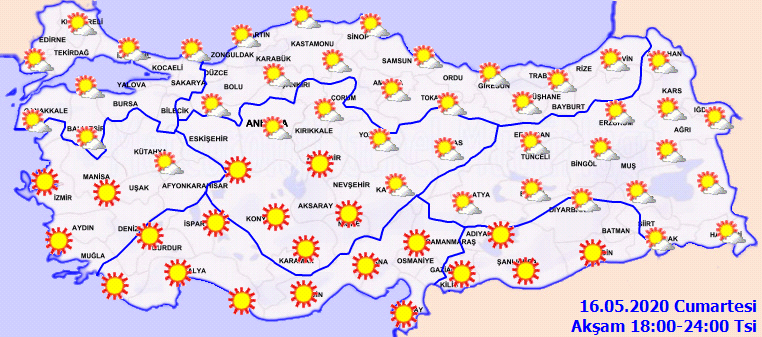 Kavurucu sıcaklar geliyor! İşte 16 Mayıs Cumartesi il il hava durumu