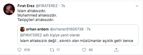 İslamiyet ve Hz. Muhammed'e Twitter'dan hakaret eden provokatör gözaltına alındı