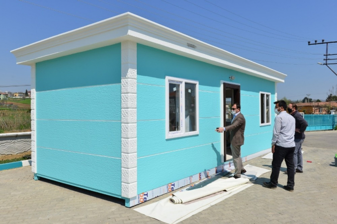 İhtiyaç sahibi vatandaşa konteyner ev