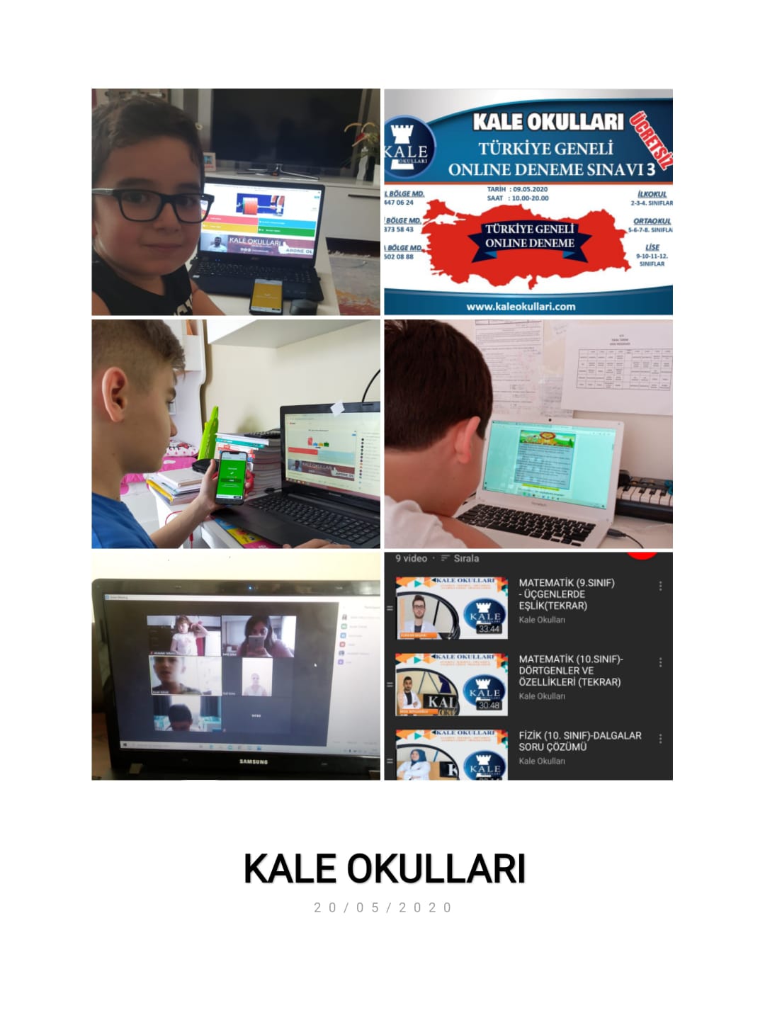 Özel Kale Okulları 7. Türkiye Geneli Online Deneme Sınavı'na hazırlanıyor!