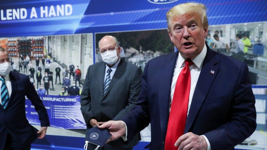 Trump'tan tuhaf maske çıkışı! Keyif yaşatmak istemedim...