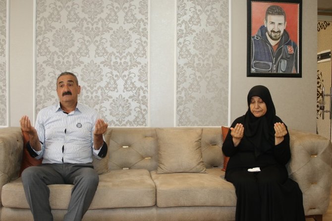 Hacılar'da şehit ailelerine bayram ziyareti