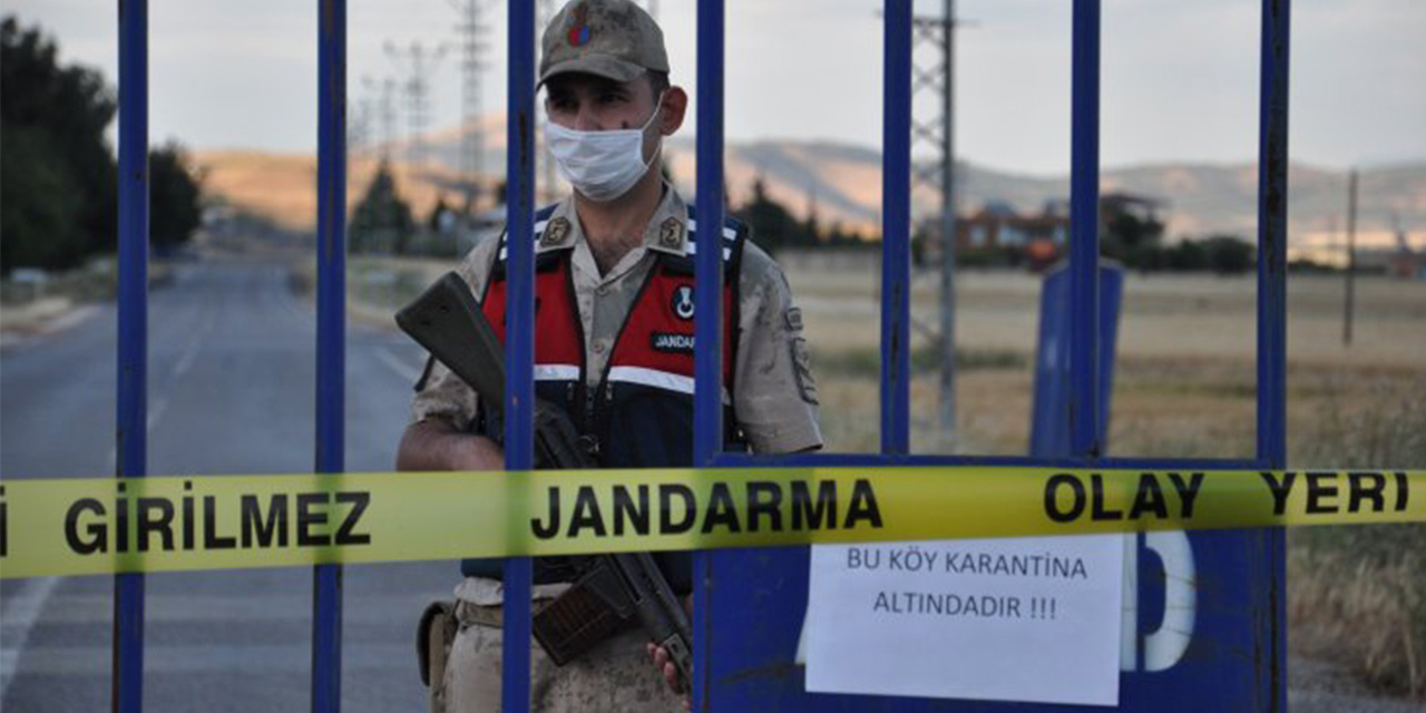 Koronaya yakalanan anne-kızın yaşadığı mahalle komple karantinaya alındı