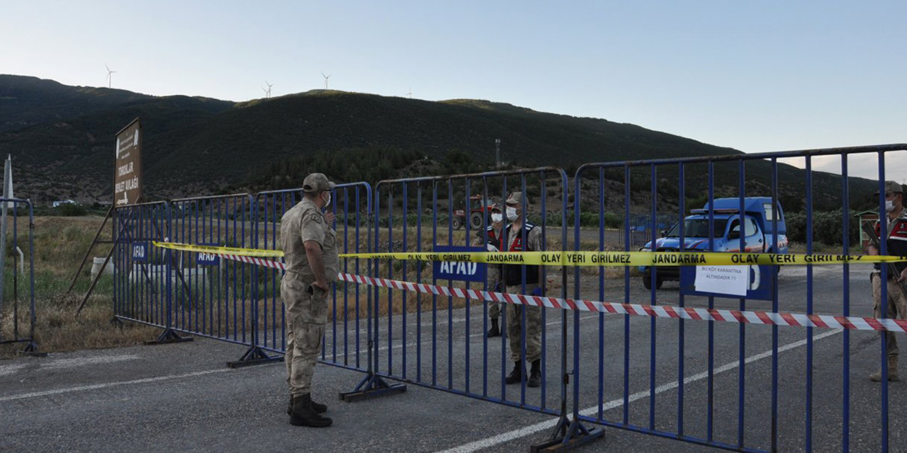 Koronaya yakalanan anne-kızın yaşadığı mahalle komple karantinaya alındı