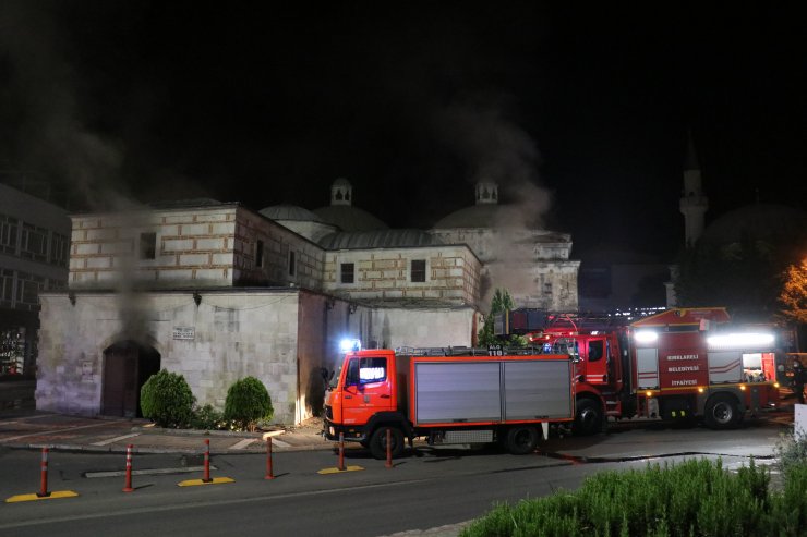 Kırklareli'nde tarihi çarşıda yangın