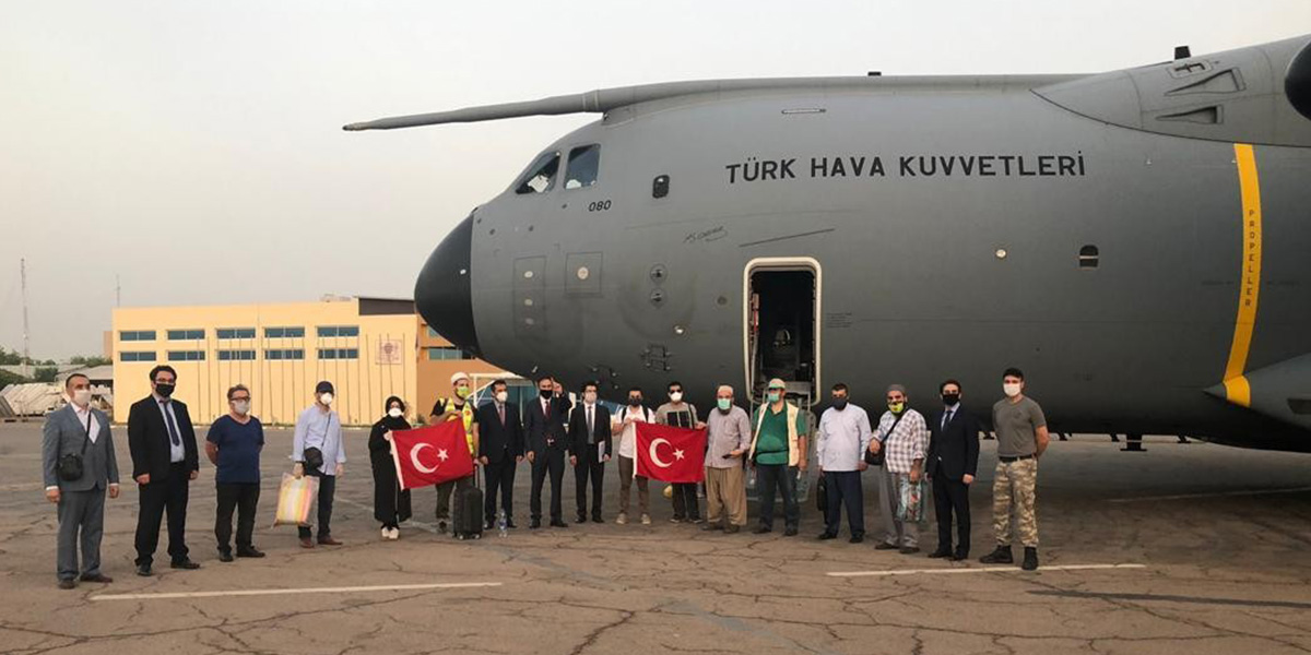 MSB açıkladı: "Çad’dan TSK'ya ait uçağımız 14 vatandaşımızı da alarak dönüşe geçti”