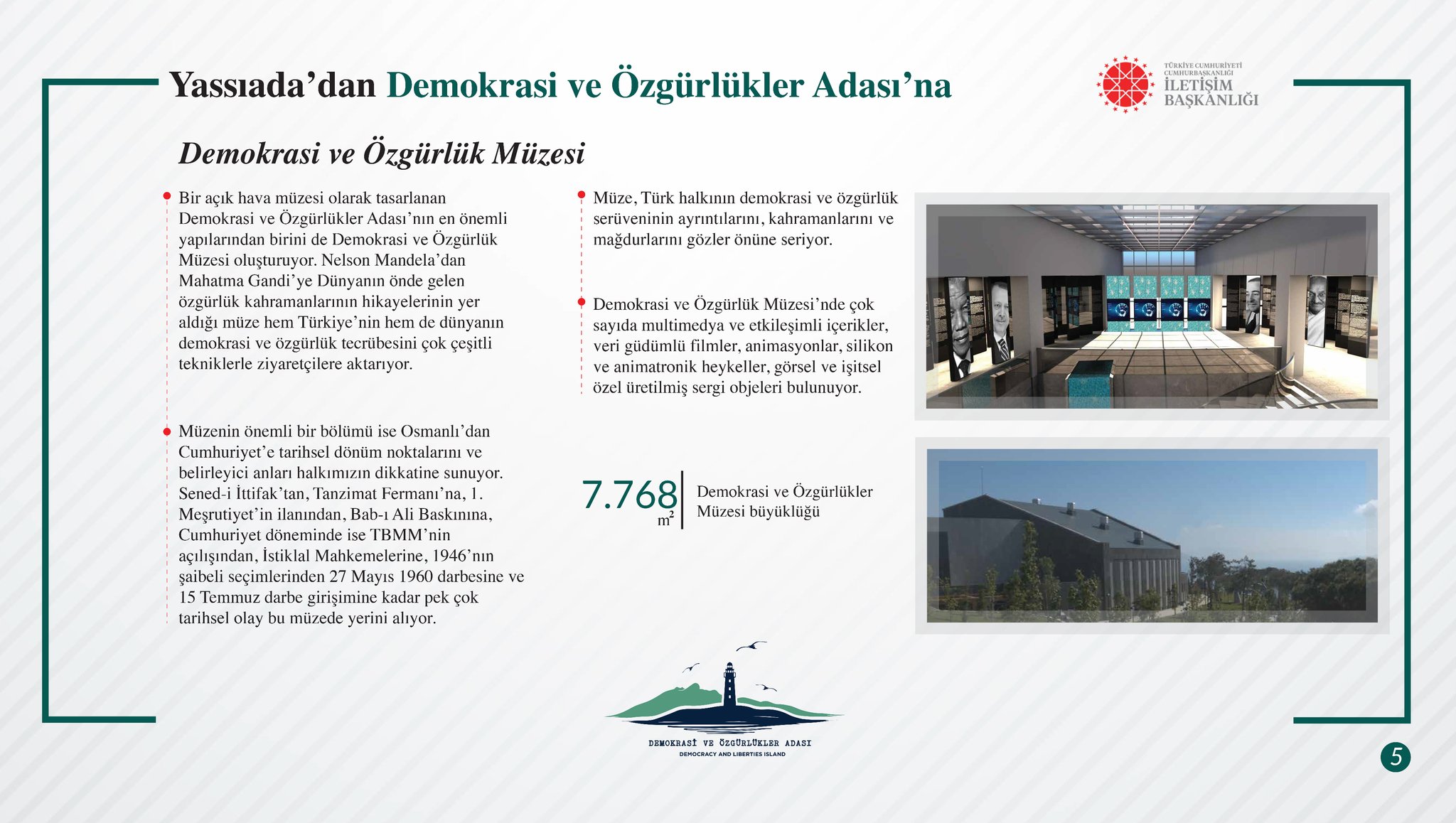 Erdoğan ile Bahçeli, Demokrasi ve Özgürlükler Adasının açılışını yapacak