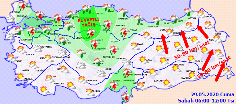 Meteoroloji saat verdi: Tüm yurtta o saatte etkili olacak