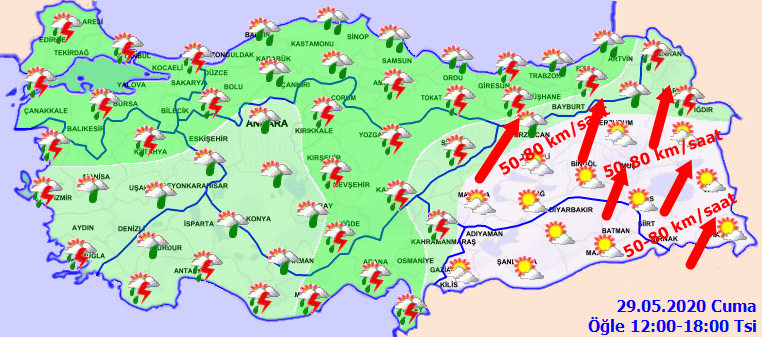 Meteoroloji saat verdi: Tüm yurtta o saatte etkili olacak