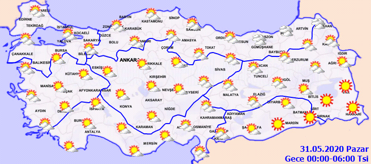 Meteorolojiden o bölgelerimiz için sağanak yağış uyarısı