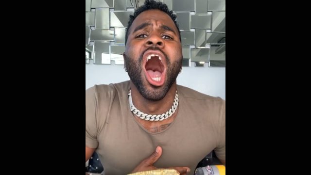 Jason Derula matkapla mısır yeme akımına uymak istersen dişlerinden oldu