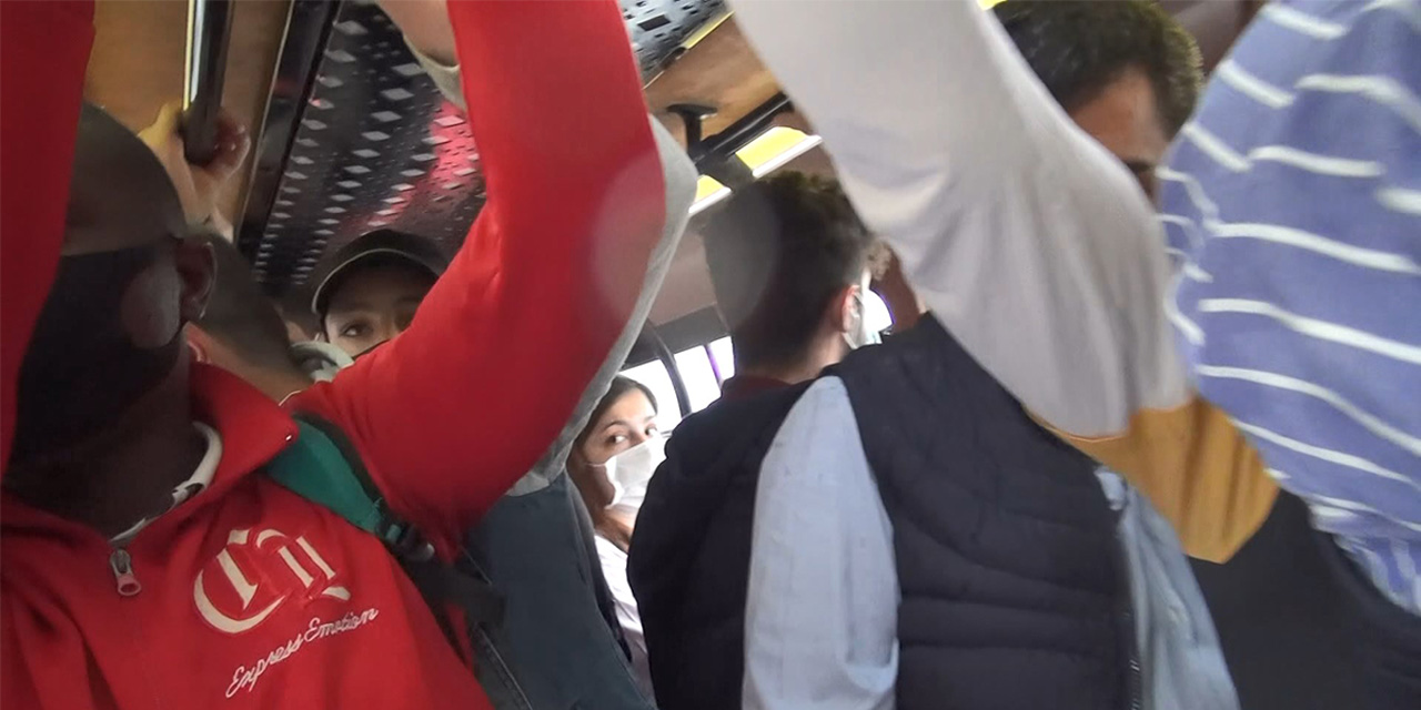 Minibüste şok eden görüntü! Tam 35 yolcu...