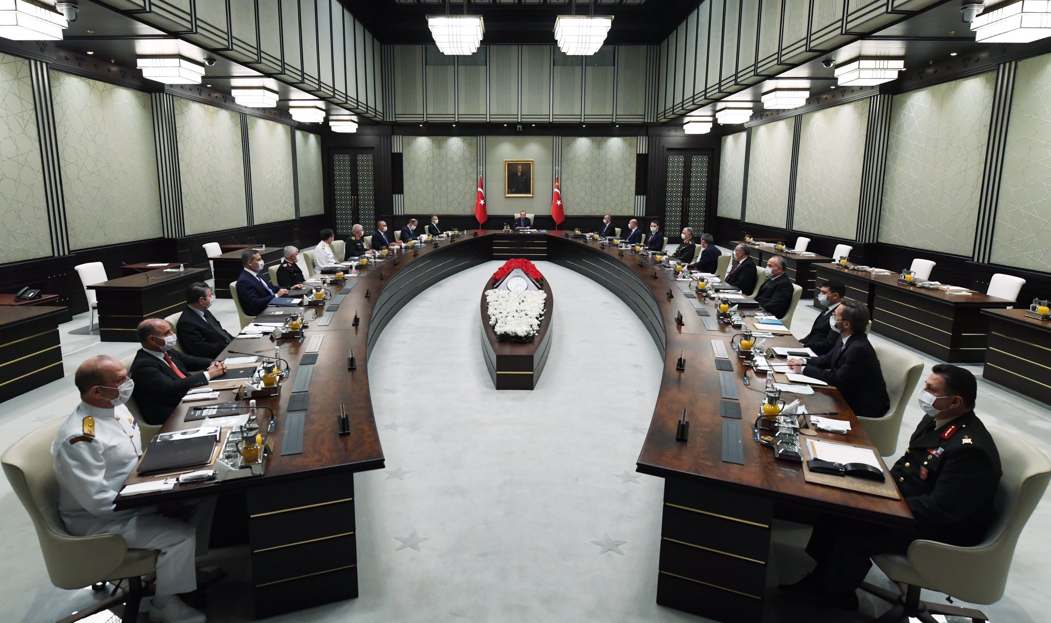MGK, Cumhurbaşkanı Erdoğan başkanlığında toplandı
