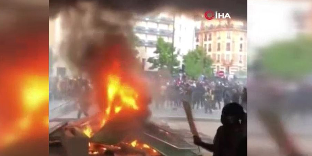 Irkçılık karşıtı protesto gösterileri Fransa'ya sıçradı