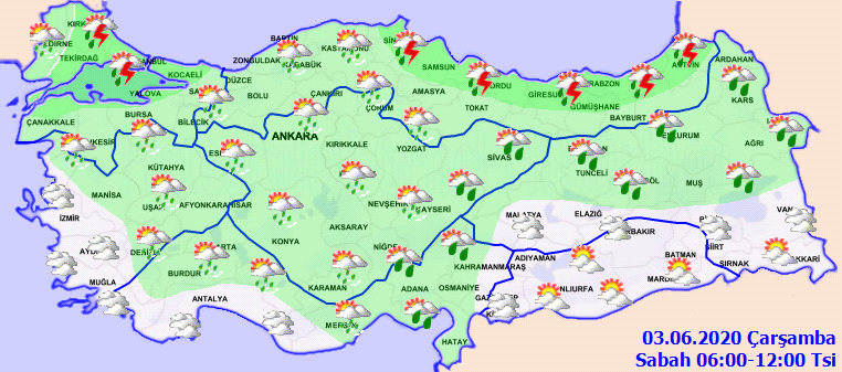 Meteoloji'den o bölgelerimiz için sağanak uyarısı!